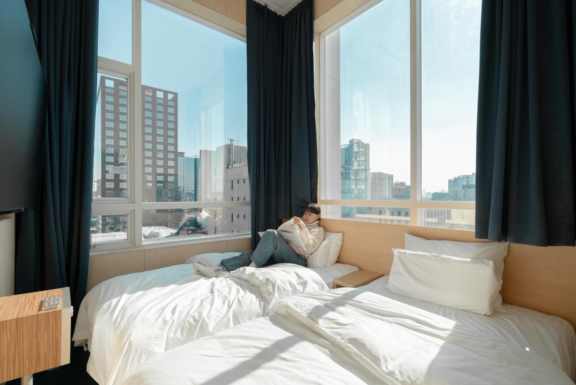 Aank Hotel Hongdae Seoul Exteriör bild